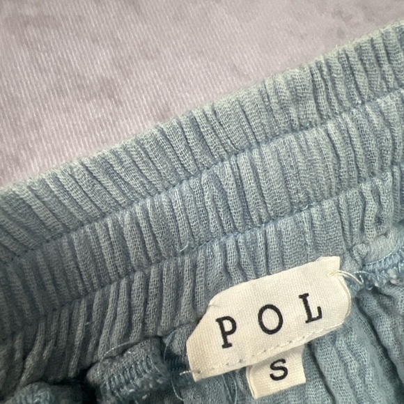 POL Teal Pants with Cream Lace Accents - Picture 4 of 8